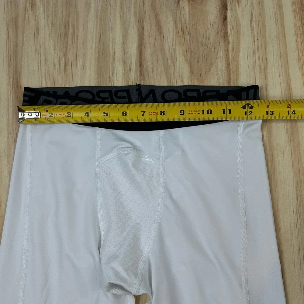 Nike Pro Dri-FIT Big Kids Boys Training‎ Tights Size XL  White CK4546-100 White